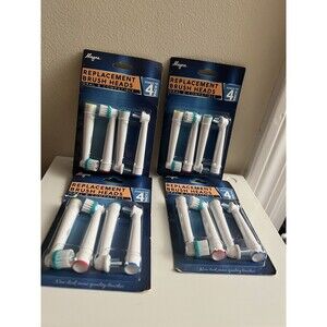 16 Pack Alayna Toothbrush Head Replacement Oral B Compatible Deep Clean Sealed